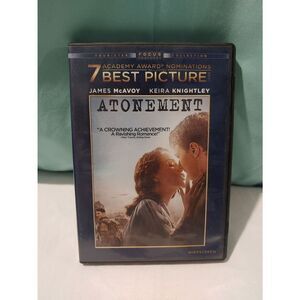 Atonement (DVD, 2007) James McAvoy, Keira Knightley, Romola Garai